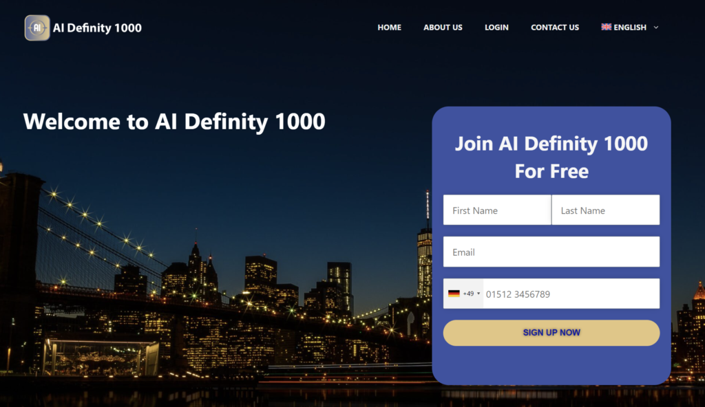 AI Difinity 1000 trading robot