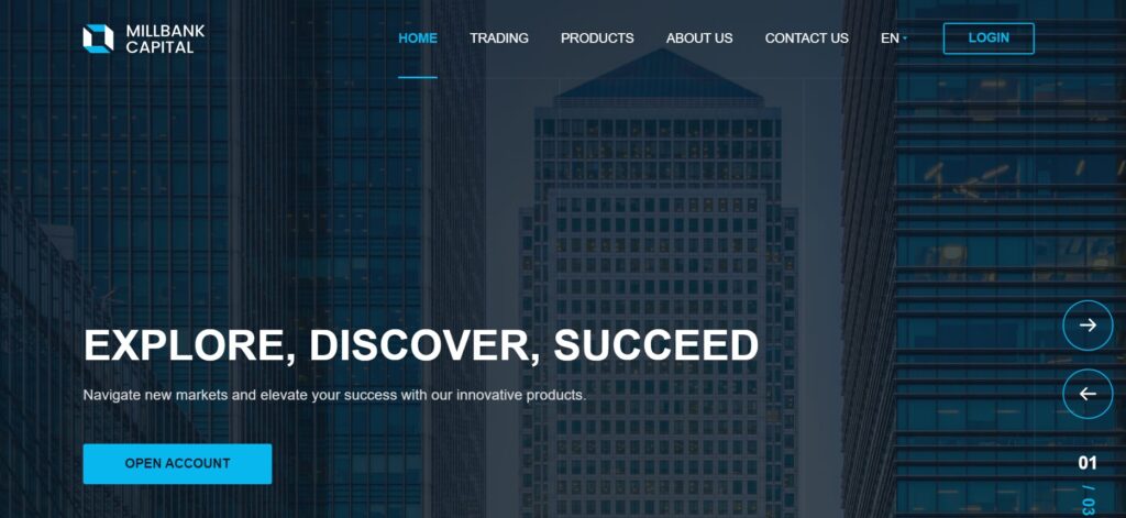 MillBankCapital website